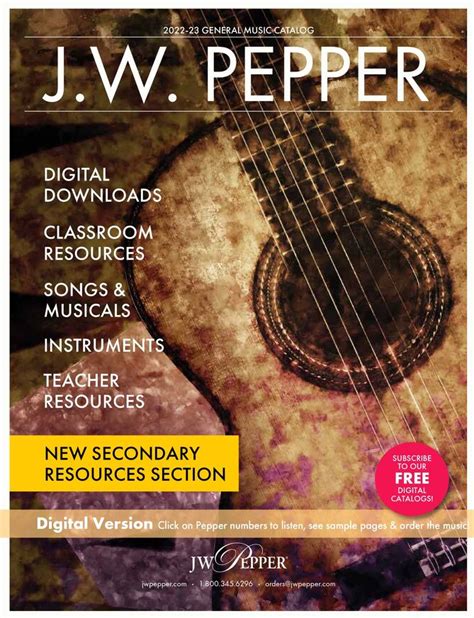 JW Pepper &174; is your sheet music store for band, orchestra and choral music, piano sheet music, worship songs, songbooks and more. . Jw pepper music